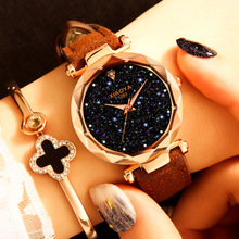 Leather Starry Sky Women Wrist Watch 2019 Ladies Top Brand Luxury Watches Rose Gold Relogio Feminino Female Clock Reloj Mujer 2024 - buy cheap