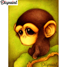 Pintura desenho animado completa quadrada/broca redonda 5d diy pintura de diamante "macaco desenho" 3d bordado ponto cruz decoração para casa presente a10136 2024 - compre barato