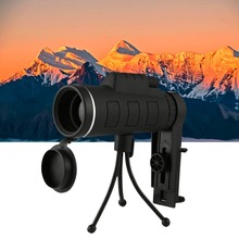 40X60 Monocular Telescope Wide Angle HD Night Vision Prism Scope With Compass Phone Clip Tripod Outdoor Portable Telescope 2024 - buy cheap