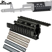 Universal Tactical Quad Picatinny Rail Mount ROMANIAN Handguard 2-Piece Construction with free handguard Covers for AK 47/74 AKS 2024 - buy cheap
