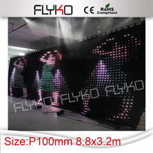 high quality play sexy movies folding led video curtain 2024 - buy cheap