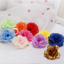 10pcs/lot  8cm Artificial Rose Silk Flower Heads DIY handmade Decorative Flowers for Wedding Home Party Banquet Decoration 2024 - buy cheap