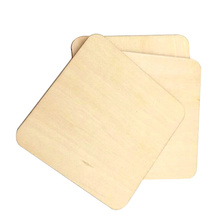 100Pcs 10mm 20mm Blank Wood Pieces Slice Square Unfinished Cutout Hanging Gift Tags for Wedding Party for Art Crafts Project 2024 - buy cheap