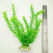 Искусственное растение для аквариума, зеленая водная трава, подводное искусственное украшение, ландшафт, 1 шт. 2024 - купить недорого