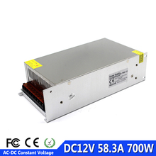 High Quality Switching power supply DC12V 58.3A 700W LED power Adapter transformer 110V 220V AC-DC SMPS for led strip Light lamp 2024 - buy cheap