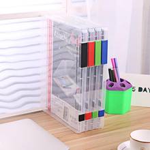 Vividcraft School Office Supplies A4 Clear File Tranparent Plastic Document Cases Desk Paper Organizers Holders Storage Box 2024 - buy cheap