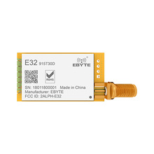 Lora-módulo receptor transmisor inalámbrico de largo alcance UART SX1276, 915mhz, E32-915T30D, novedad 2024 - compra barato