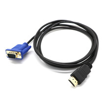 Cabo hdmi compatível com vga, 1.8 p, hd, com adaptador de áudio, tv box, 1080 m 2024 - compre barato