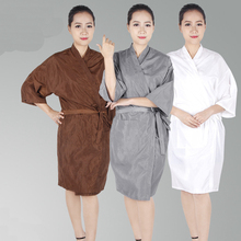1 Uds peluquería bata Kimono impermeable de belleza SPA de uñas trajes Sauna Albornoz Ropa Estilo de pelo 3 colores 2024 - compra barato