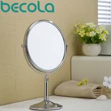 BECOLA New Design Makeup Mirror Rotating Double Faced Cosmetic Mirror Gold And Chrome Style Shaving Mirror Bath Mirror B-728C 2024 - buy cheap