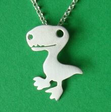 Punk Style Gothic Tyrannosaurus Rex Dinosaur Pendant Necklace Alloy Chain Statement Necklace 2024 - buy cheap