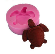 Free shipping tortoise/cuckold Modelling fondant silicon mold chocolate cake decoration silicone mold silicone mold 2024 - buy cheap