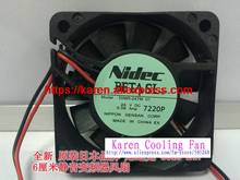 Охлаждающий вентилятор Nidec 6 см Φ 6015 24V 0.08A 2024 - купить недорого