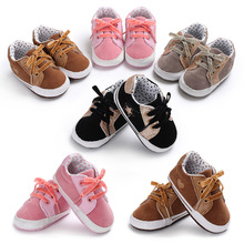 Zapatos informales de franela para bebés, calzado antideslizante de fondo suave para bebés de 0 a 1 años, primavera y otoño 2024 - compra barato