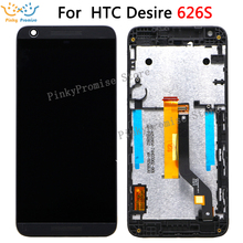 Экран для HTC Desire 626S, ЖК-дисплей, сенсорный дигитайзер, сенсорное стекло 5,0 D626S, ЖК-рамка (не подходит для 626 626G 626PH) 2024 - купить недорого