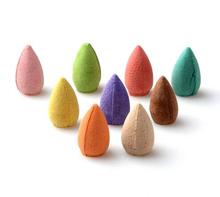50Floral Incense Cone With Tray Colorful Fragrance Scent Tower Incense Mixed Scent Aromatherapy Fresh Air Aroma Spice 2024 - buy cheap