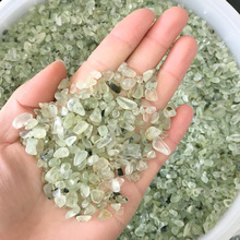 50g Natural Prehnite Crystal Green Garnet Gravel Rock Quartz Chiltonite Raw Gemstone Grapestone Mineral Decoration Stone 2024 - buy cheap