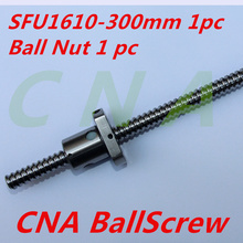 SFU1610 300mm 16mm Bola parafuso comprimento 300mm mais 1 pcs SFU1610 RM1610 1610 Ballnut CNC DIY Carving acessórios da máquina 2024 - compre barato