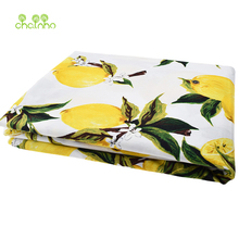 New Arrived Lemon Printed Cotton Poplin Fabric Patchwork For Sewing Cloth Doll Sheet Skirt Dress Material Tissue Half Meter 2024 - buy cheap