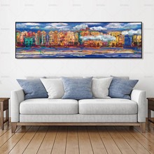 canvas painting wall picture scenery picture poster wall art canvas posters and prints oil painting wall art Painting no frame 2024 - buy cheap