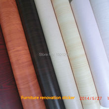 PVC self-adhesive wallpaper Wood sticker Waterproof furniture renovation stickers Speaker wood stickers kitchen wall sticker 2024 - buy cheap