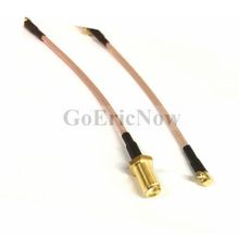 5  pcs RF Coax WIFI Extension Cable  SMA  Female to Angle MMCX Male for Pigtail  RG178 Cable Connector (0.1m) 2024 - buy cheap