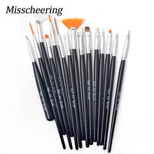 15pcs/set Professional Acrylic Nail Art Brush Set for Nail Painting Drawing Pen UV Gel Polish False Decoration Manicure Tools 2024 - buy cheap