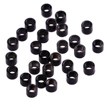 Good quality 500 Pcs Silicone Micro Link Rings 4.5mm Lined Beads for Hair Extension Tool SSwell 2024 - buy cheap