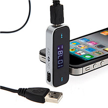 3.5mm FM Transmitter Wireless Radio Adapter With Build in Rechargeable Battery for iPhone Car Kit MP3 Music Player FM Modulator 2024 - buy cheap