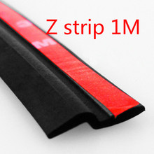 Z type  adhesive car rubber seal Sound Insulation ,3M  car door sealing strip weatherstrip edge trim noise insulation 2024 - buy cheap