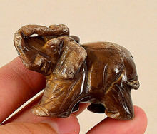 1pcs  45-68mm natural quartz crystal carving elephant handicraft decoration manufacturers direct sales 2024 - buy cheap