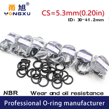 5PC/lot Rubber Ring NBR Sealing O-Ring CS5.3mm ID30/31.2/32.5/33.7/38.7/40/41.2*5.3mm ORing Seal Gasket Nitrile Oring Oil Rings 2024 - buy cheap