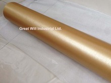 Gold Metal Brushed Aluminum Vinyl Wrao Car Wrapping Metallic Gold Brushed Steel Wrapping Film Air Release Size 1.52*30m/Roll 2024 - buy cheap