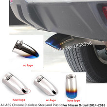 For Nissan X-Trail Xtrail T32/Rogue 2014 2015 2016 Car Muffler Exterior End Pipe Outlet Stainless Steel Exhaust Tip Tail 1pcs 2024 - buy cheap