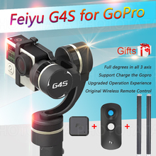 Free Gifts FEIYU TECH FY G4S Gimbal 360 Degree Coverage 3 Axis Handheld Gimbal Suitable for GoPro HERO 4 / HERO 3+ / HERO 3 2024 - buy cheap