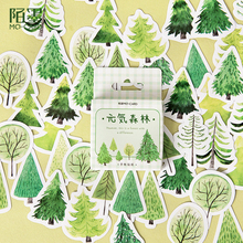 45PCS/box  A Forest With A Difference Paper Lable Sealing Stickers Crafts Scrapbooking Decorative Lifelog DIY Stationery Sticker 2024 - buy cheap