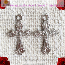 Free shipping 100pcs cheap mini one hole alloy cross,italy bracelet cross,religious rosary bracelet cross,crucifix 2024 - buy cheap