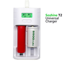 Soshine SC-T2 Li-ion LiFePO4 Charger for 26650 18650 14500 16340 C AAA/AA Rechargeable Batteries 2024 - buy cheap