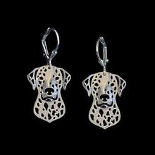 Women's Alloy Animal Pet Earrings Lovers' Metal Dalmatian Dog Earrings 2024 - buy cheap