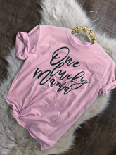 Camiseta de una suerte para mamá, tops de moda rosas, camisetas con cita de babygirl harajuku, camiseta de algodón estética grunge, camisetas rosas para mujer 2024 - compra barato