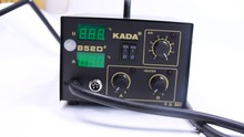 Бесплатная доставка, паяльная машина Kada852D + паяльники, станция для переделки горячего воздуха, электрические паяльные инструменты kada852D + 2024 - купить недорого