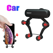 Nillkin-suporte automotivo para celular, instalação na saída de ar, para iphone xs, samsung s10, s10e, s9, redmi note 7 2024 - compre barato