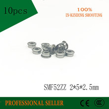 10pcs SMF52ZZ LF520ZZ stainless steel 440C ball bearing 2*5*6.2*2.5*0.6mm miniature bearing with flange MF52ZZ 2024 - buy cheap