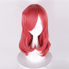 LoveLive! Love Live Maki Nishikino Short Red Heat Resistant Cosplay Costume Wig  A539 2024 - buy cheap