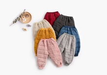 2018 New Winter Children Leggings Warm Pants Boys Girls PP pants with velvet Kids  Thick  PP Pants Children's Clothes 2024 - buy cheap