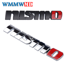 3d metal nismo carro auto emblema nismo emblema adesivo decalque para nissan tiida teana skyline juke x-trail almera qashqai estilo do carro 2024 - compre barato