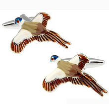 Bird   Novelty Flying Wild Goose Style Quality Copper Material   Cuff Links 2024 - buy cheap