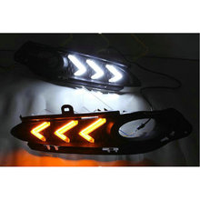 For Honda Mustang LED on line Bin Chi  HRV Light fog Lamps Highlighting Daytime Running Lamp Models 2024 - buy cheap