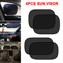 New 4pcs Auto Car Rear Window Sunshade Cover Mesh Shield UV Protecting Sun Visor 2024 - buy cheap