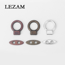 Fecho alternância duplo buraco 2mm, clássico/bronze/cobre redondo couro cabo pulseira joias material achados 2024 - compre barato